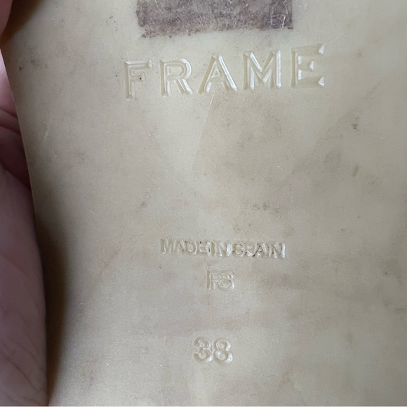 Frame Le Boston Leather High Top Espadrilles Booties - Picture 8 of 8